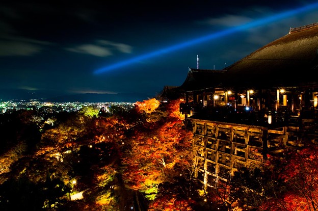 写真: 秋の清水寺