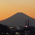 写真: 夕焼け富士山２