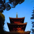 西国寺の秋 三重塔