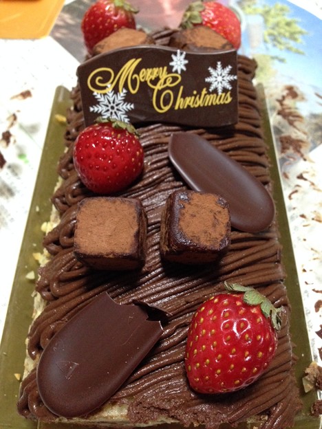 写真: クリスマスケーキ