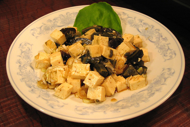 写真: ピータン豆腐