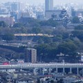 仕事も忘れませんｗ熊本城と800系新幹線。