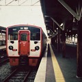 2001年の熊本駅0番Aホームの様子。