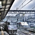 かつての熊本駅1番線。