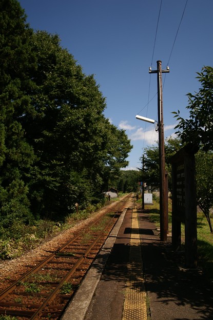 ローカル線の駅
