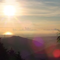 写真: 次郎坊峠からの眺め　豊前・中津の朝
