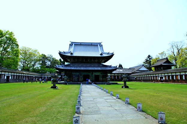 写真: 瑞龍寺　仏殿と大庫裏(1)