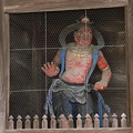 写真: 瑞龍寺　山門の仁王様(左）