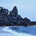 写真: 曽々木海岸　窓岩
