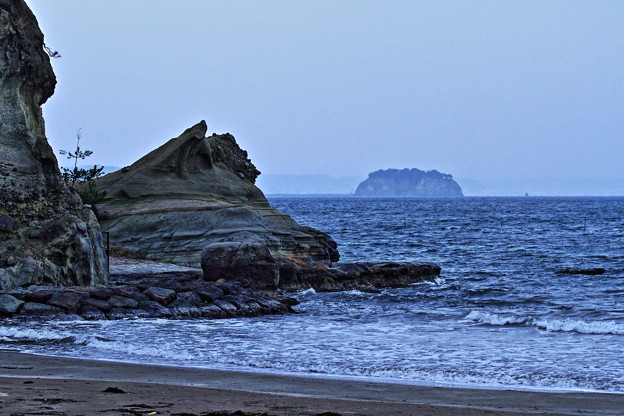 写真: 恋路海岸　奇岩