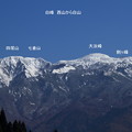 写真: 白峰・西山から白山