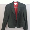 green jacket size M (orange inside)