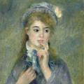 写真: オーギュスト・ルノワール　若い娘の肖像