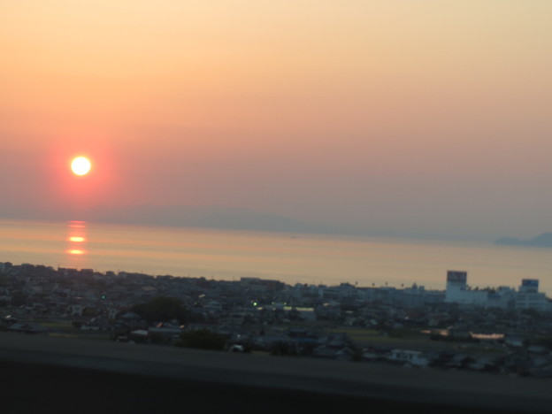 写真: 愛媛の夕陽