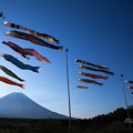写真: 富士山の上空をス〜イスイ♪