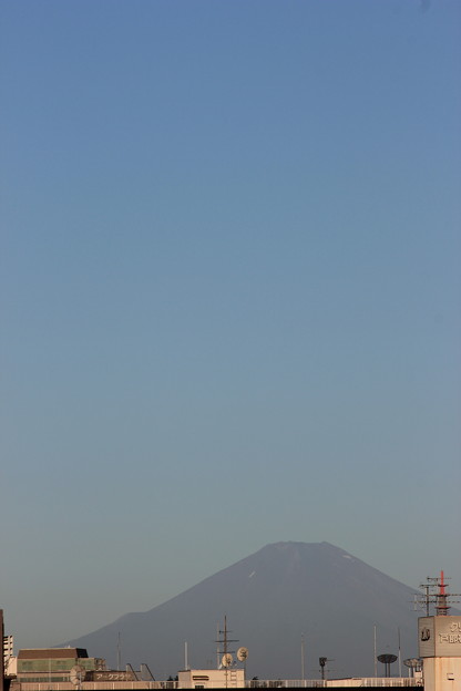 写真: 残暑富士 2012.8.20 6:21am