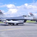 写真: 一気に晴れて・・在韓米空軍オーサン基地所属 F-16C OS