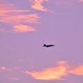 写真: 夕日の厚木基地周辺から帰還する艦載機(4)