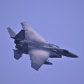 写真: 静浜の空を旋回。。小松基地から第306飛行隊F-15Jイーグル