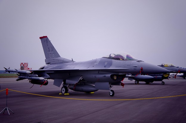 三沢基地の米軍機第13戦闘飛行隊F-16C・・20130915