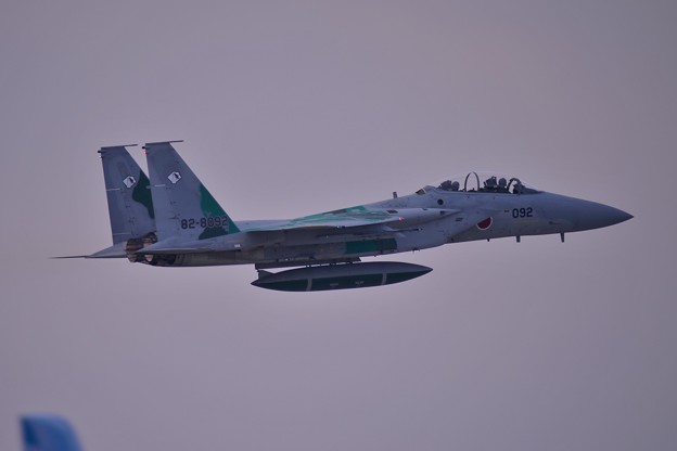 写真: 朝早くから始まったオープニング飛行 教導隊アグレッサー092 F-15イーグル
