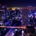 写真: 東京浜松町のオフィス街夜景 貿易センタービルから・・20131222