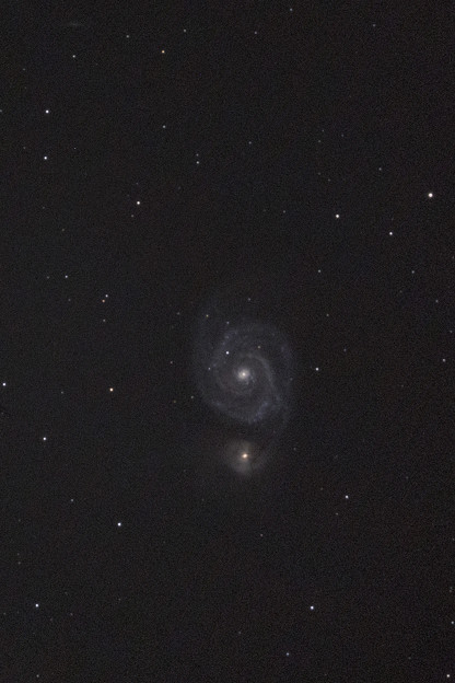 M51（子持ち銀河：りょうけん座）