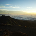 写真: 阿弥陀岳と中央アルプス