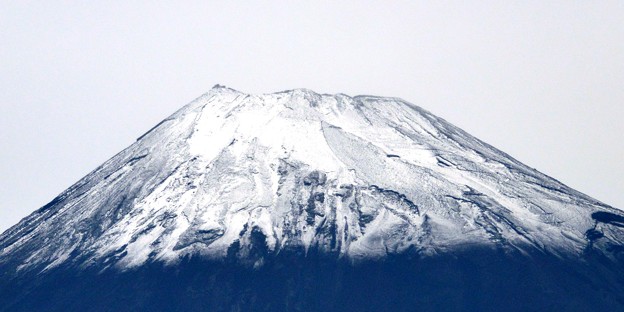 写真: 富士冠雪