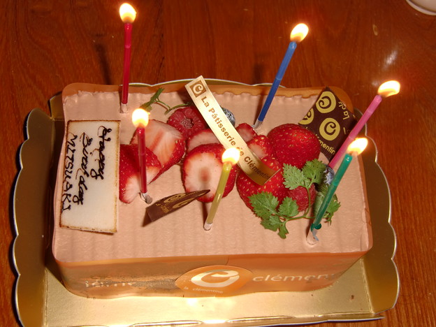 写真: birthday cake