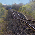 写真: あるローカル鉄道のダメージ