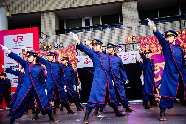 写真: ふくこいアジア祭り2016　JR九州櫻燕隊