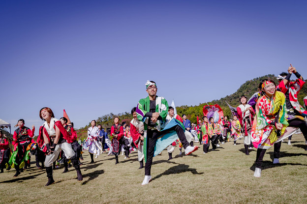写真: 希望ヶ丘ふれあい祭り2019　総踊り「柿パラ」