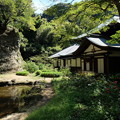 写真: 瑞泉寺庭園と方丈