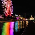 写真: 夜の虹