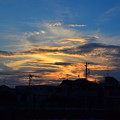 写真: 夕陽　2012-9-8