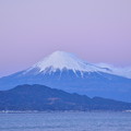 写真: 夕暮れ富士