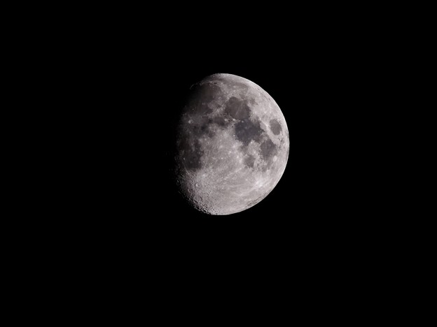 写真: 1000mmの月