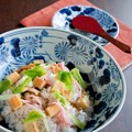 穴子と山菜のチラシ寿司