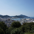 写真: 宇和島城からの景色